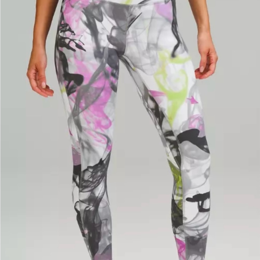 Lululemon align 25” size 2 Women's Multicolor Abstract Print Leggings - Picture 4 of 9